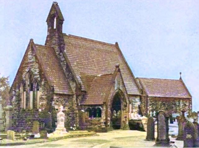Ince Cemetery Chapel 60m SW of Lodge